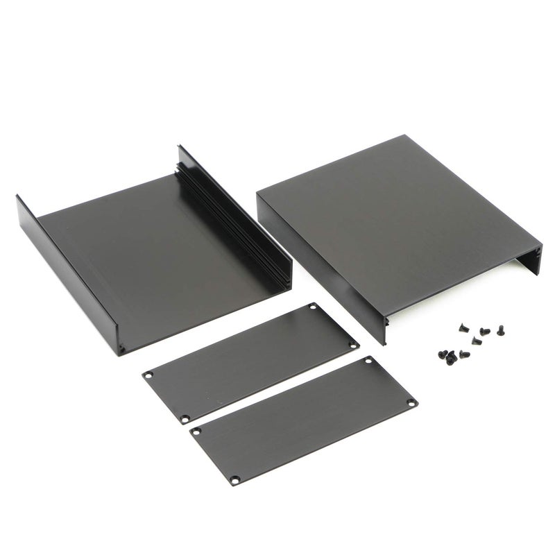 JIUWU صندوق ألمنيوم 125x51x150 مم لمشروع DIY غلاف عملية رسم السطح حالة مقسمة لمضخم الصوت PCB مزود الطاقة - Image 3